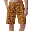 Cookie Biscuit Pattern Print Men's Shorts-grizzshop