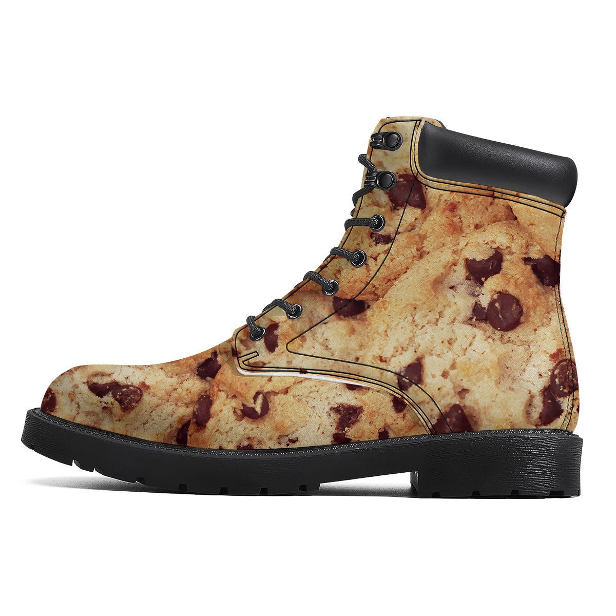 Cookie Chocolate Chip Print Boots-grizzshop