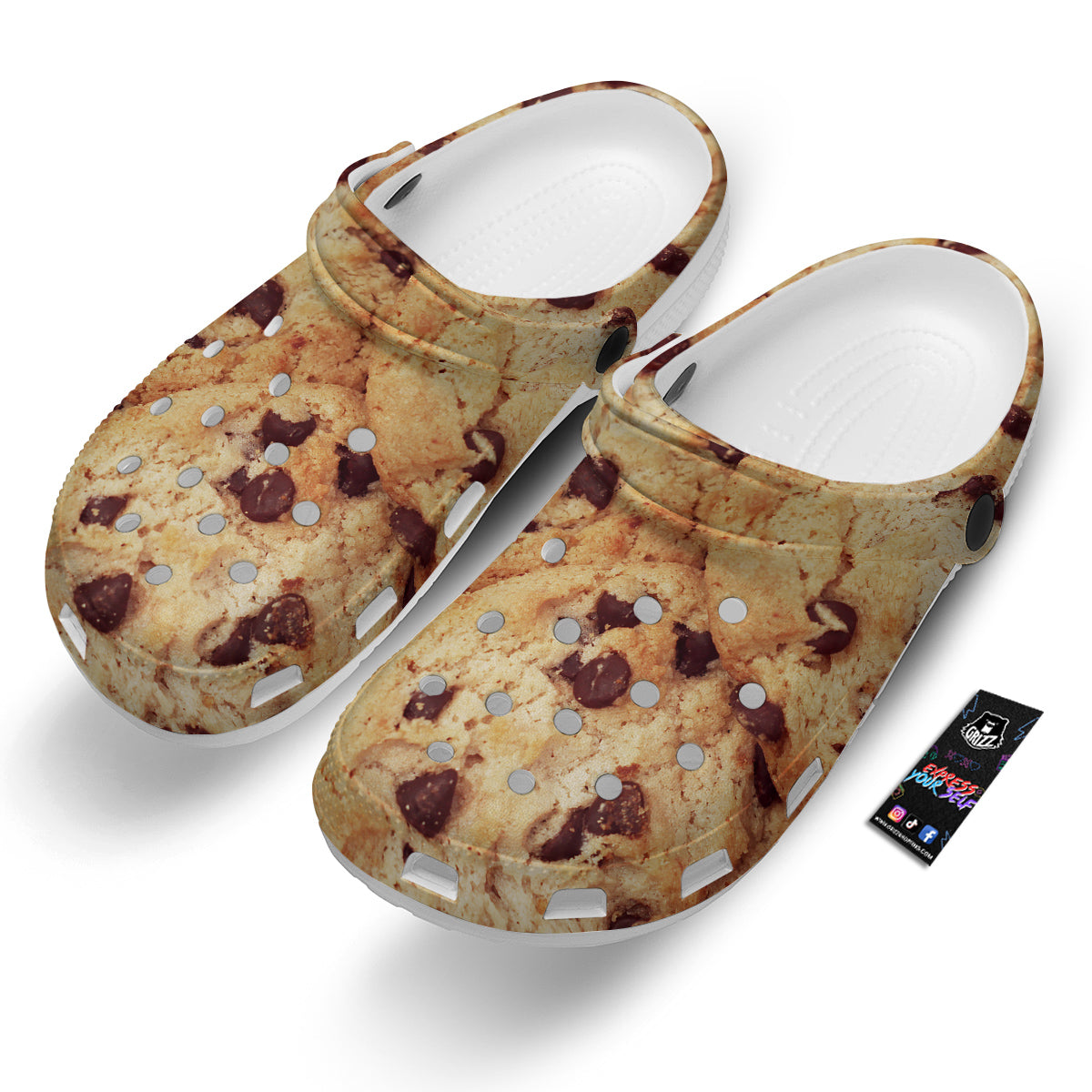 Cookie Chocolate Chip Print Clog-grizzshop