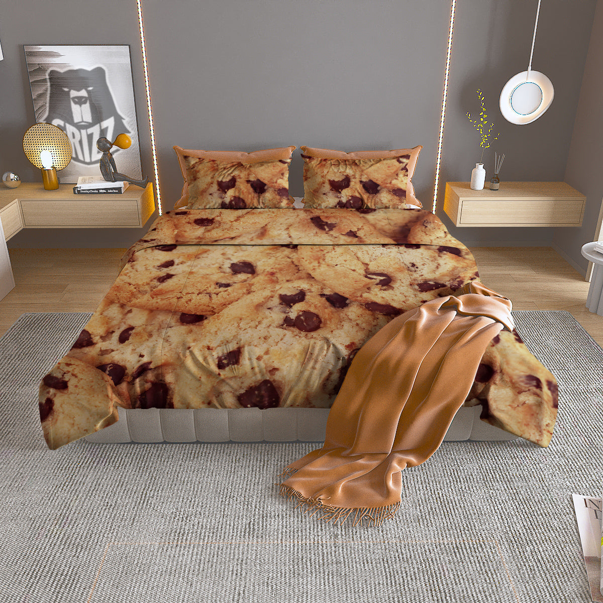 Dolphins Jump On Waves Print Duvet Cover Bedding Set