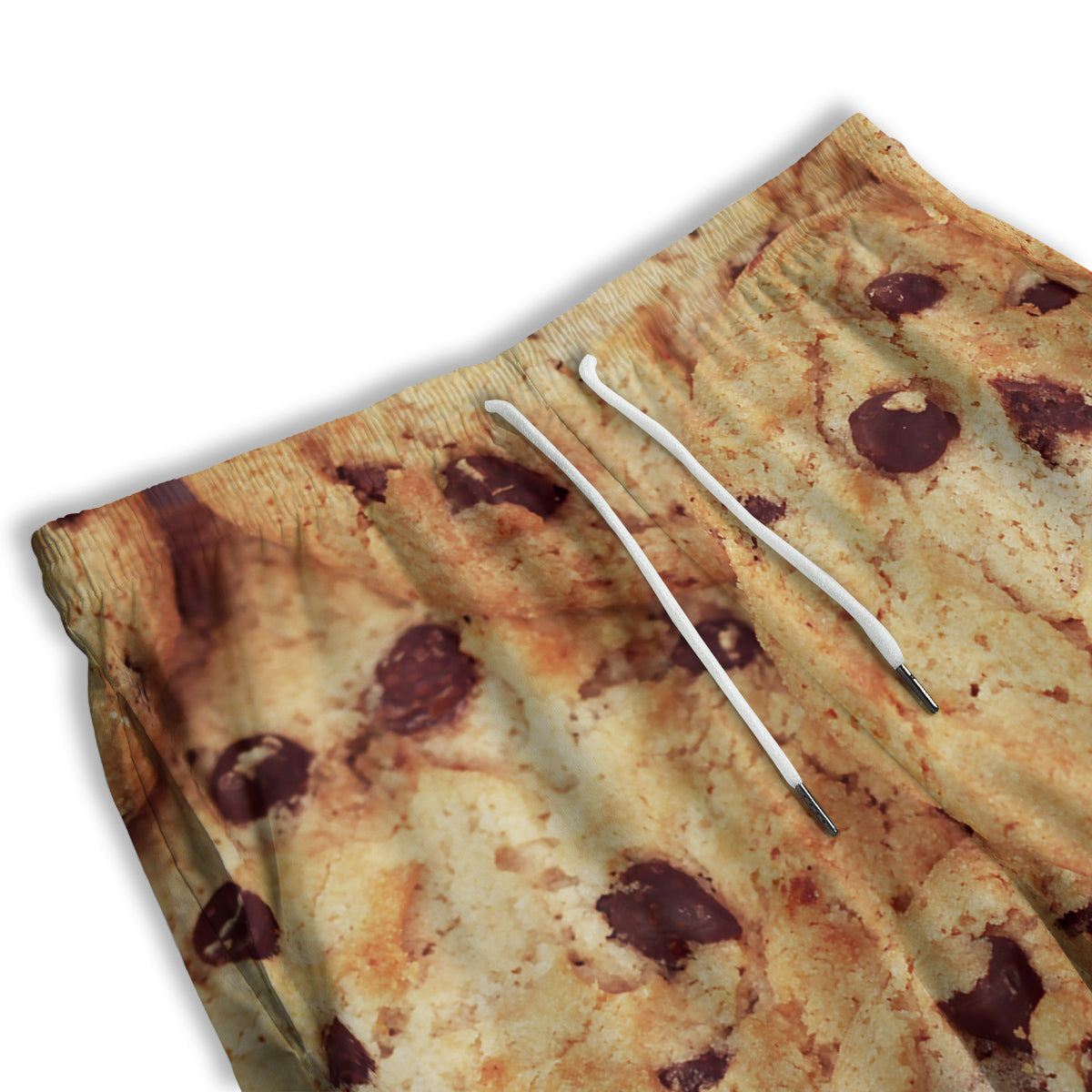 Cookie Chocolate Chip Print Men's Athletic Shorts