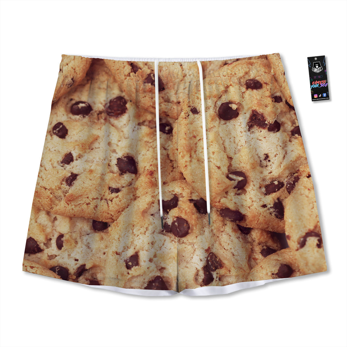 Dolphins Jump On Waves Print Mesh Shorts