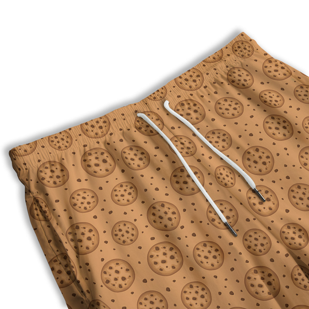 Cookie Chocolate Chip Print Pattern Men's Athletic Shorts