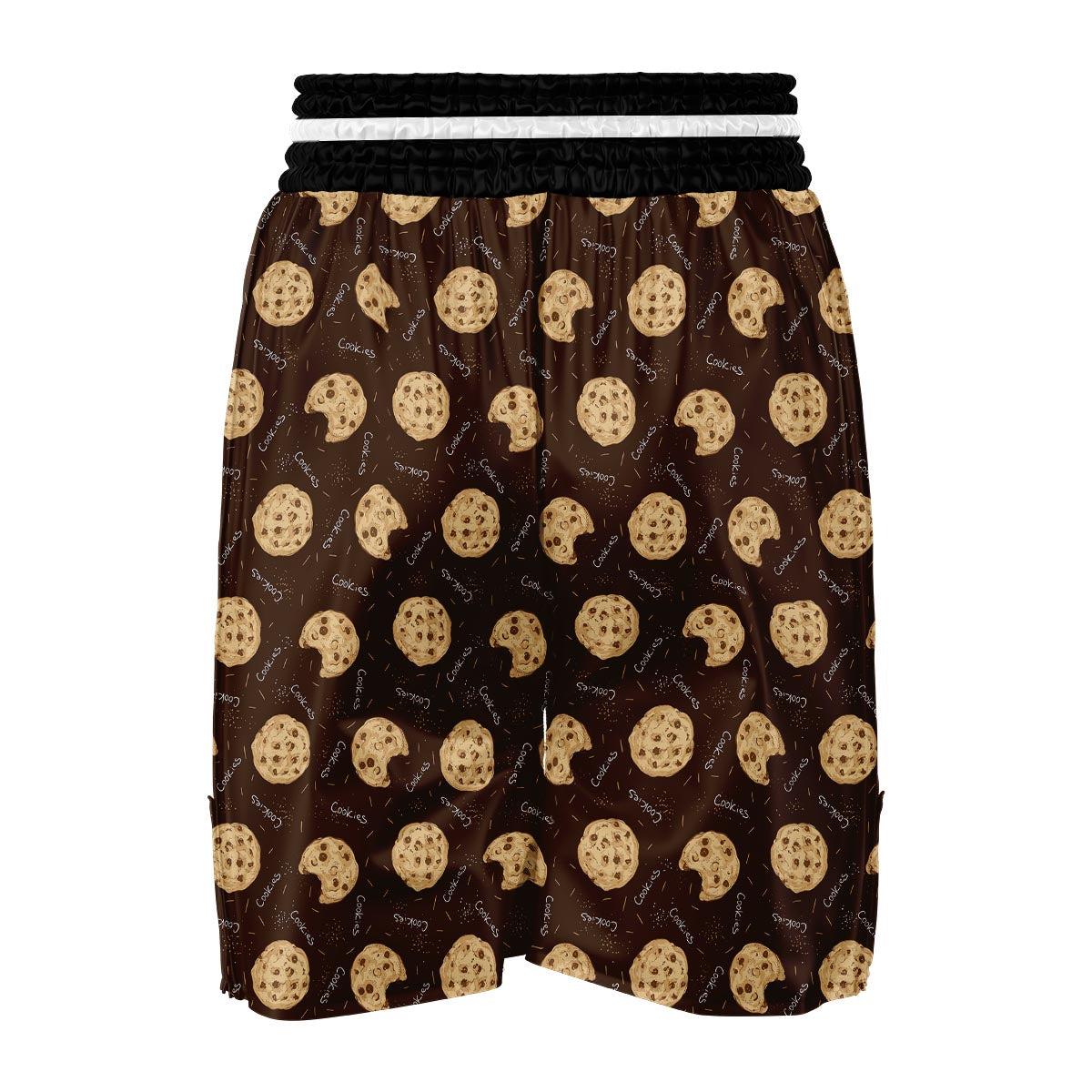 Cookie Pattern Print Boxing Shorts-grizzshop