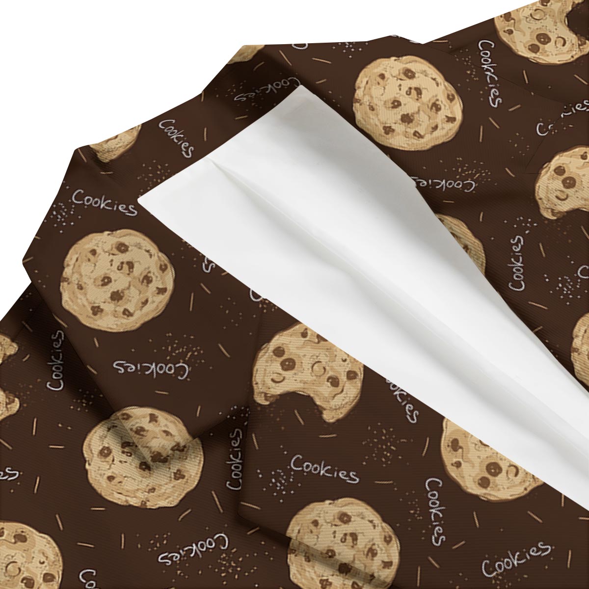 Cookie Pattern Print Men's Blazer-grizzshop