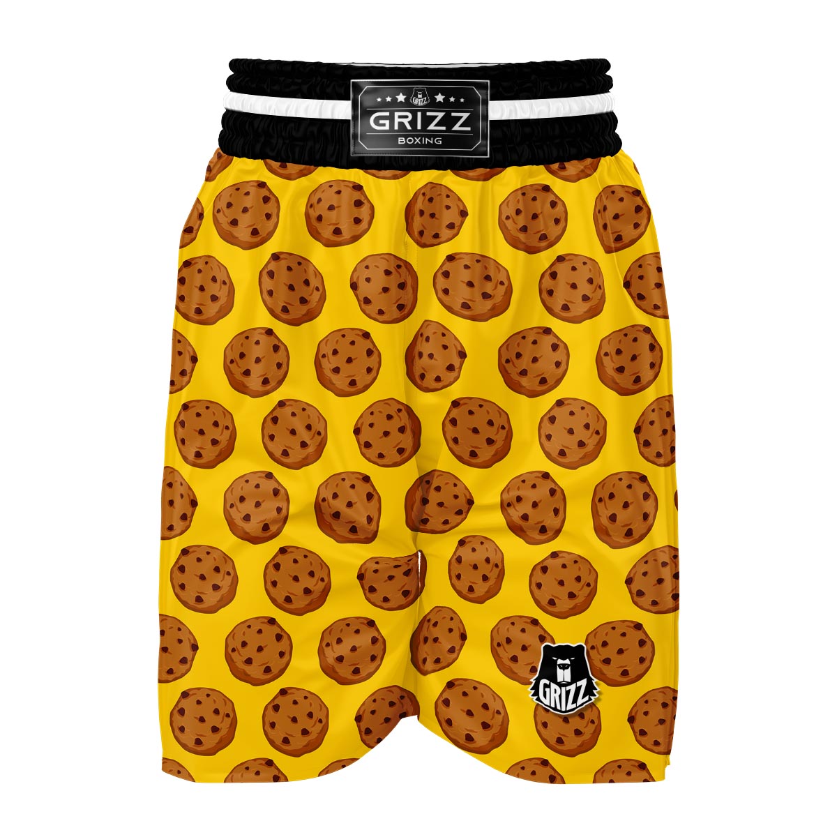 Cookie Print Pattern Boxing Shorts-grizzshop