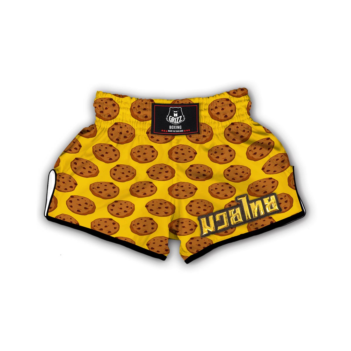 Cookie Print Pattern Muay Thai Boxing Shorts-grizzshop