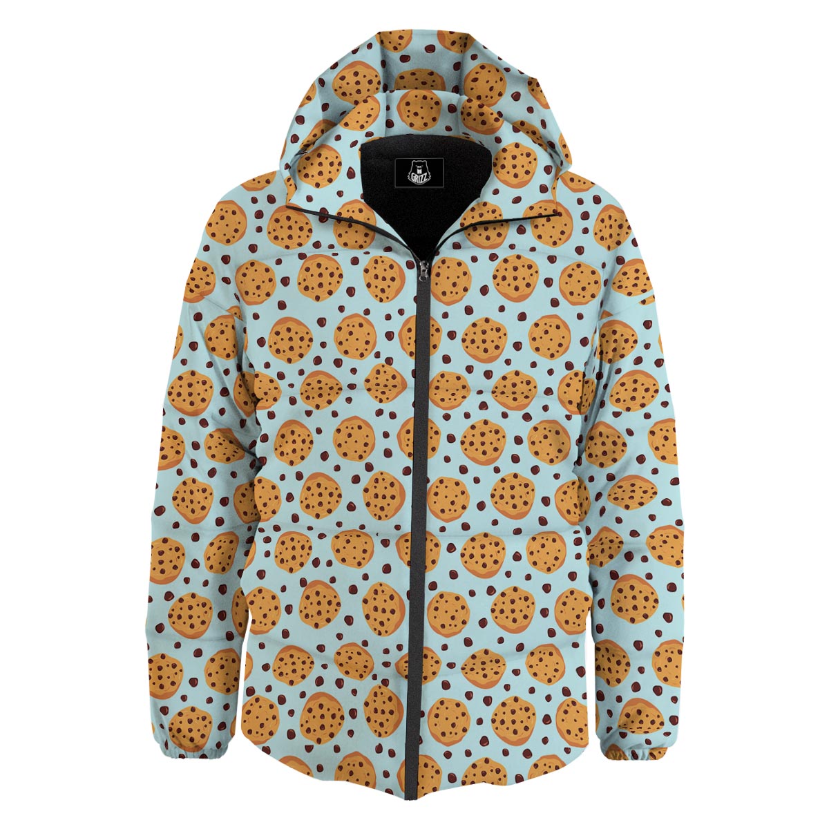 Cookie Sweet Print Pattern Down Jacket-grizzshop