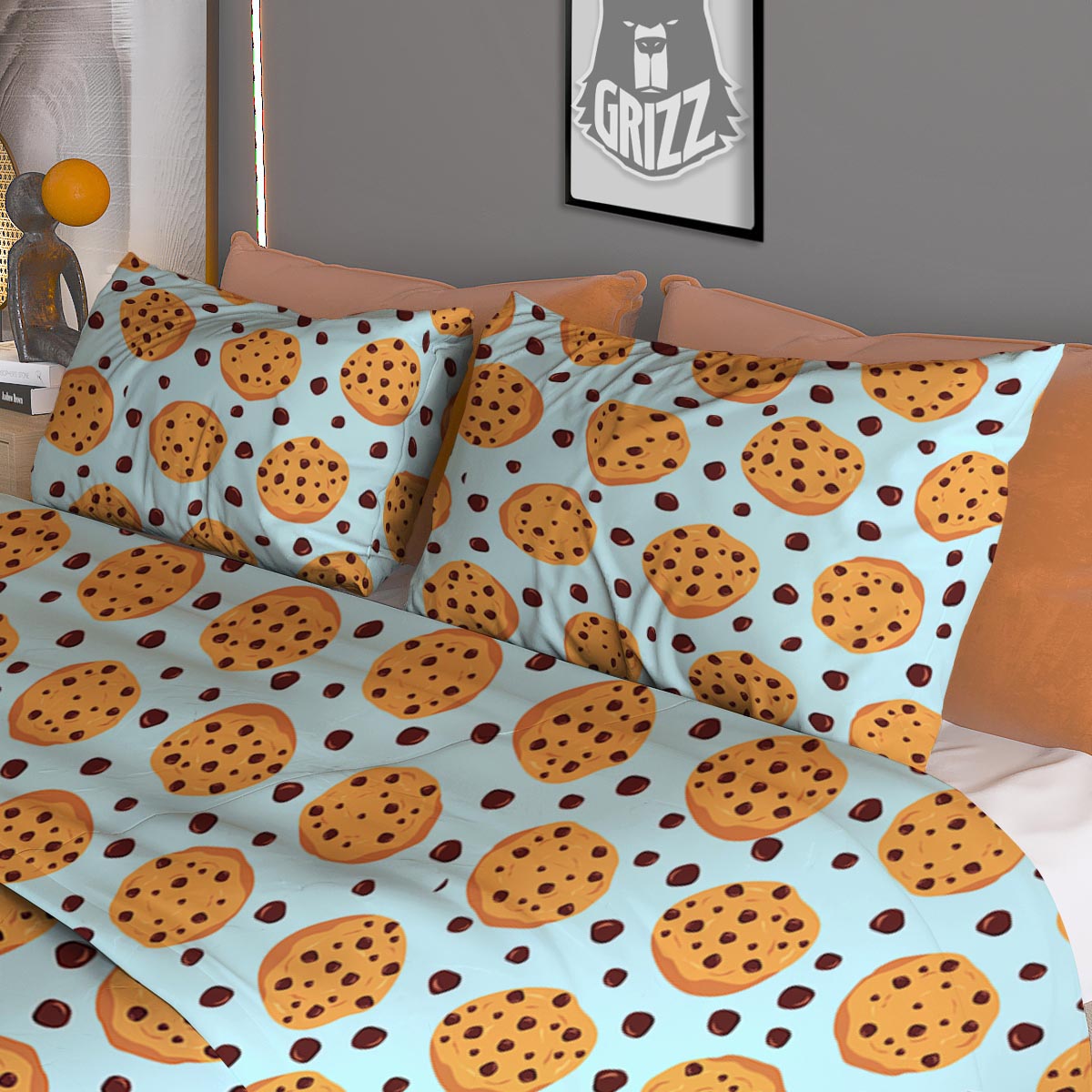 Cookie Sweet Print Pattern Duvet Cover Bedding Set-grizzshop