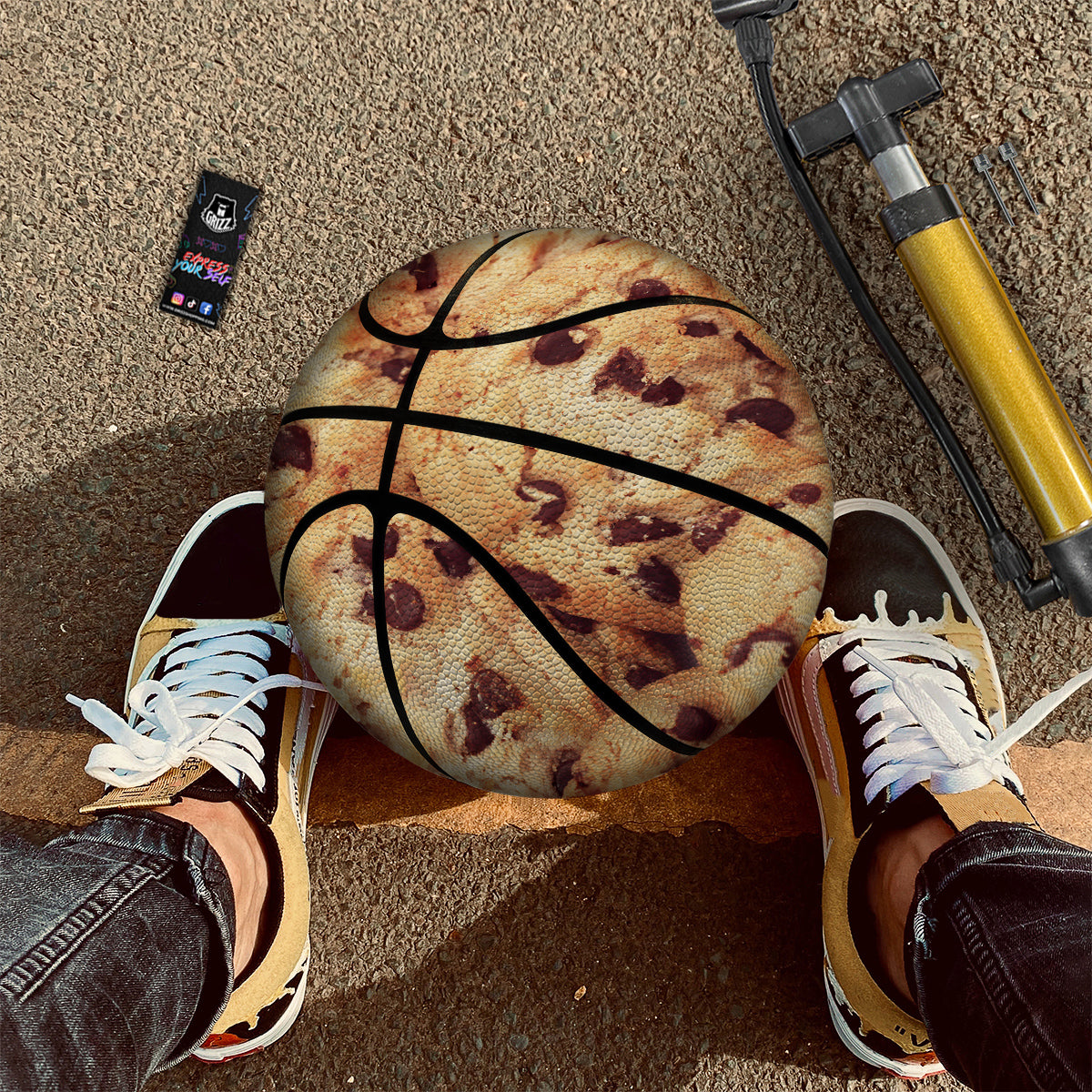 Cookie Chocolate Chip Print Basketball