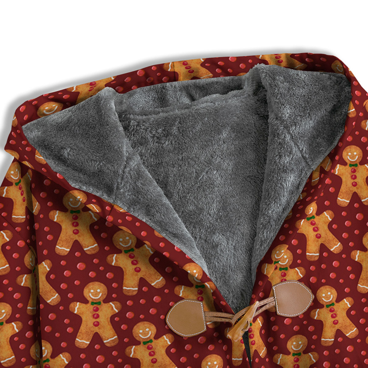 Cookies Gingerbread Man Print Pattern Men's Windbreaker Jacket-grizzshop