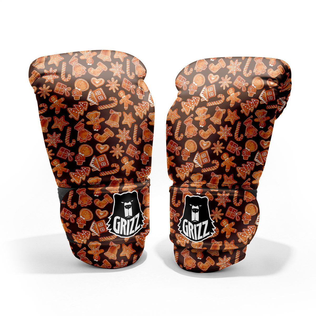 Cookies Gingerbread Print Pattern Pro Boxing Glove