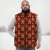 Cookies Christmas Print Pattern Down Vest