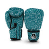 Cooking White Blue Print Pattern Boxing Gloves-grizzshop