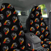 Cool Biker Helmet Print Pattern Car Seat Covers-grizzshop