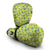 Corambola And Leaf Print Pattern Boxing Gloves-grizzshop