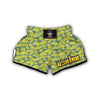 Corambola And Leaf Print Pattern Muay Thai Boxing Shorts-grizzshop