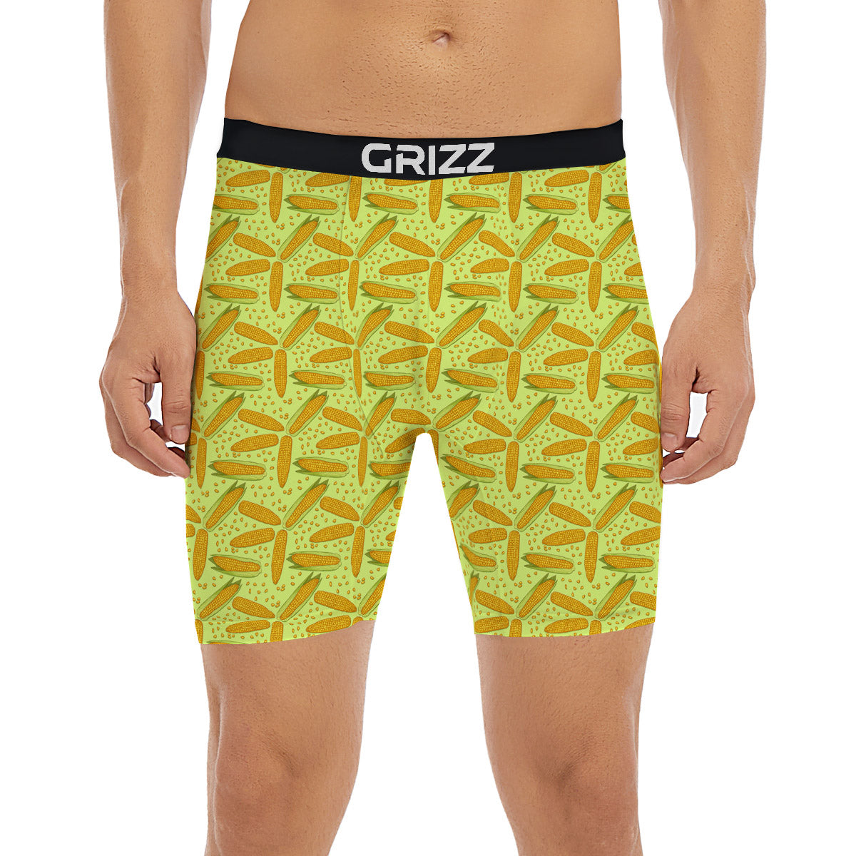 Corn On Cob Print Pattern Boxer Briefs-grizzshop