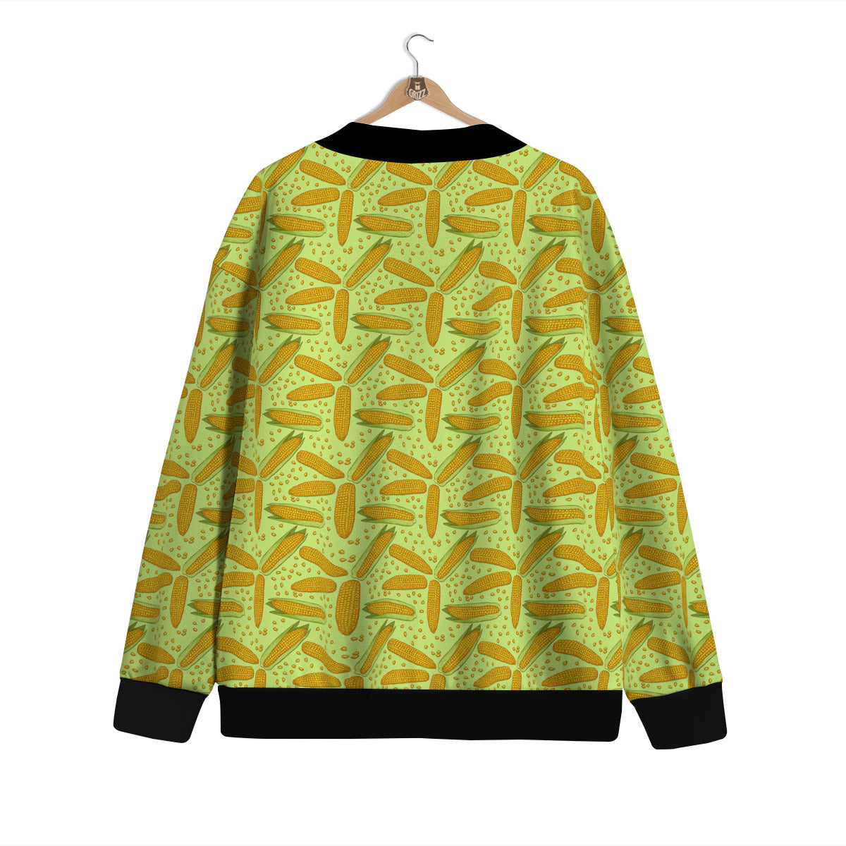 Corn On Cob Print Pattern Cardigan-grizzshop