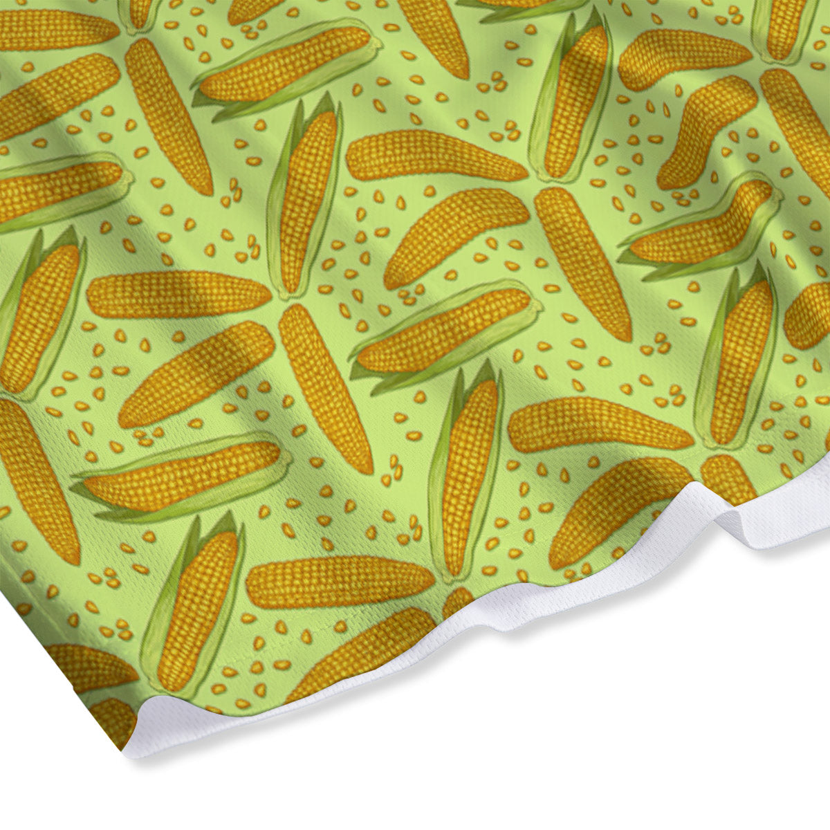 Corn On Cob Print Pattern Mesh Shorts-grizzshop
