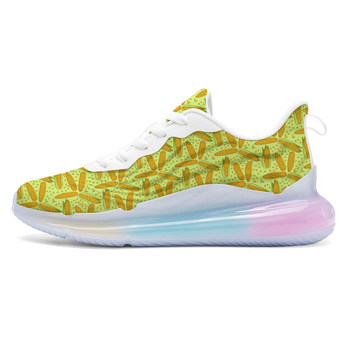 Corn On Cob Print Pattern Running Sneakers-grizzshop