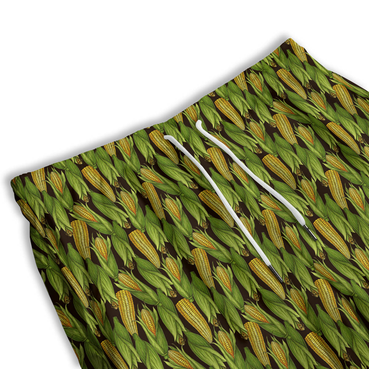 Corn Pattern Print Men's Athletic Shorts-grizzshop