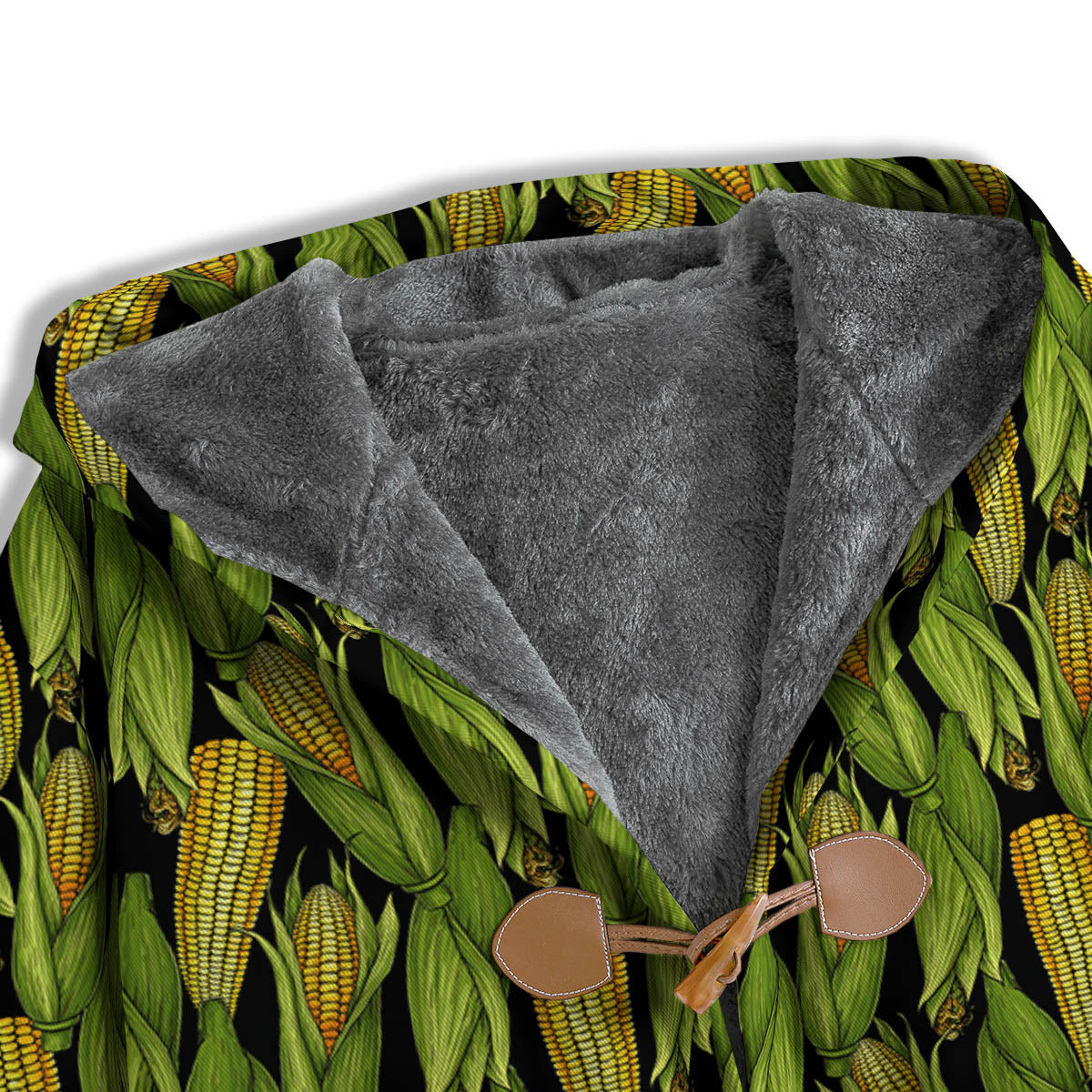 Corn Pattern Print Men's Windbreaker Jacket-grizzshop