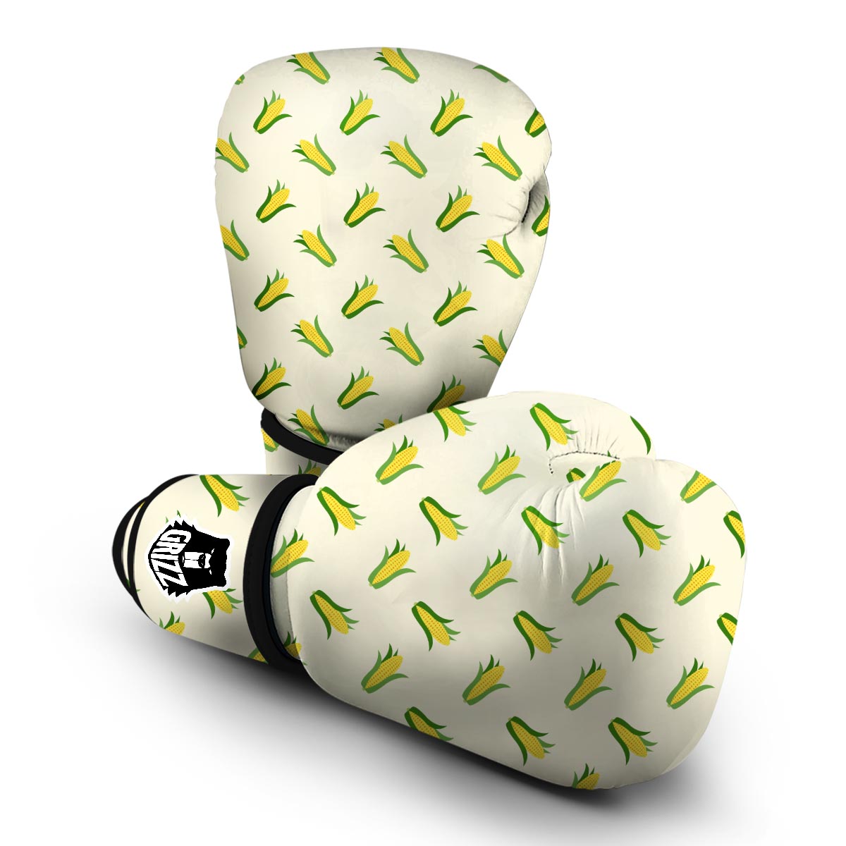 Corn Print Pattern Boxing Gloves-grizzshop