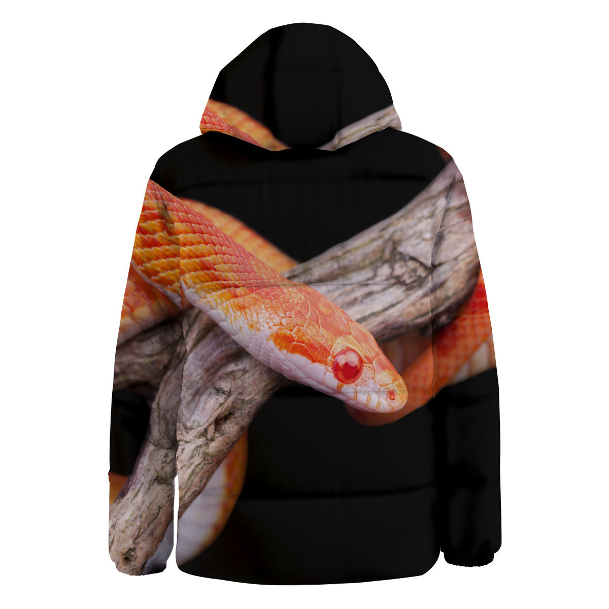 Corn Snake Amel Motley Print Down Jacket-grizzshop