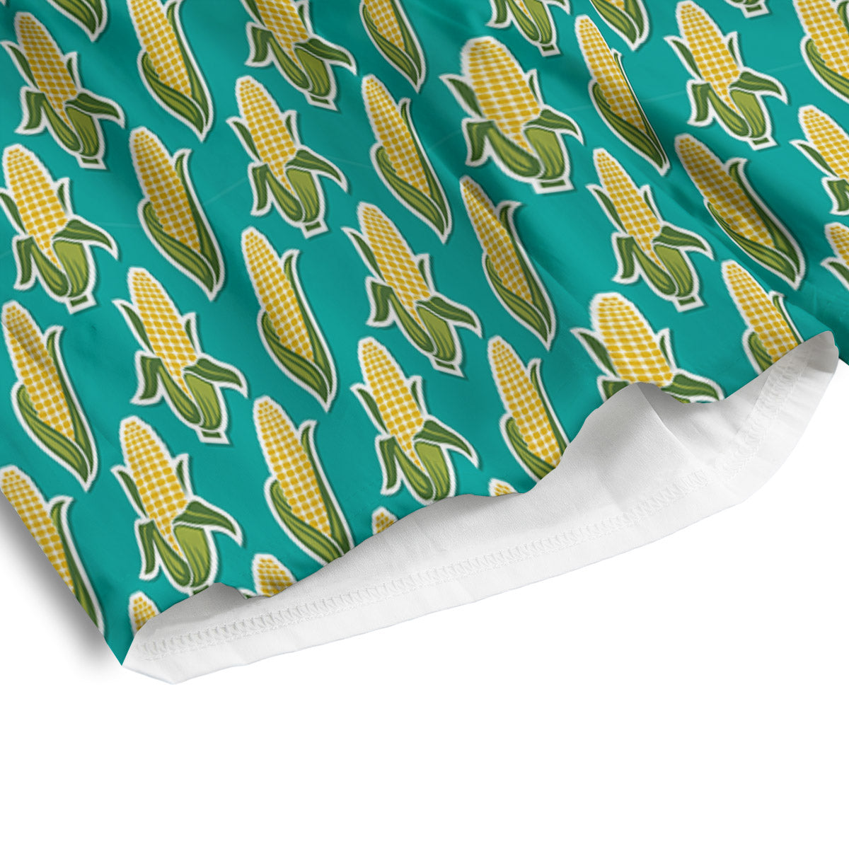 Corncob Print Pattern Men's Athletic Shorts-grizzshop