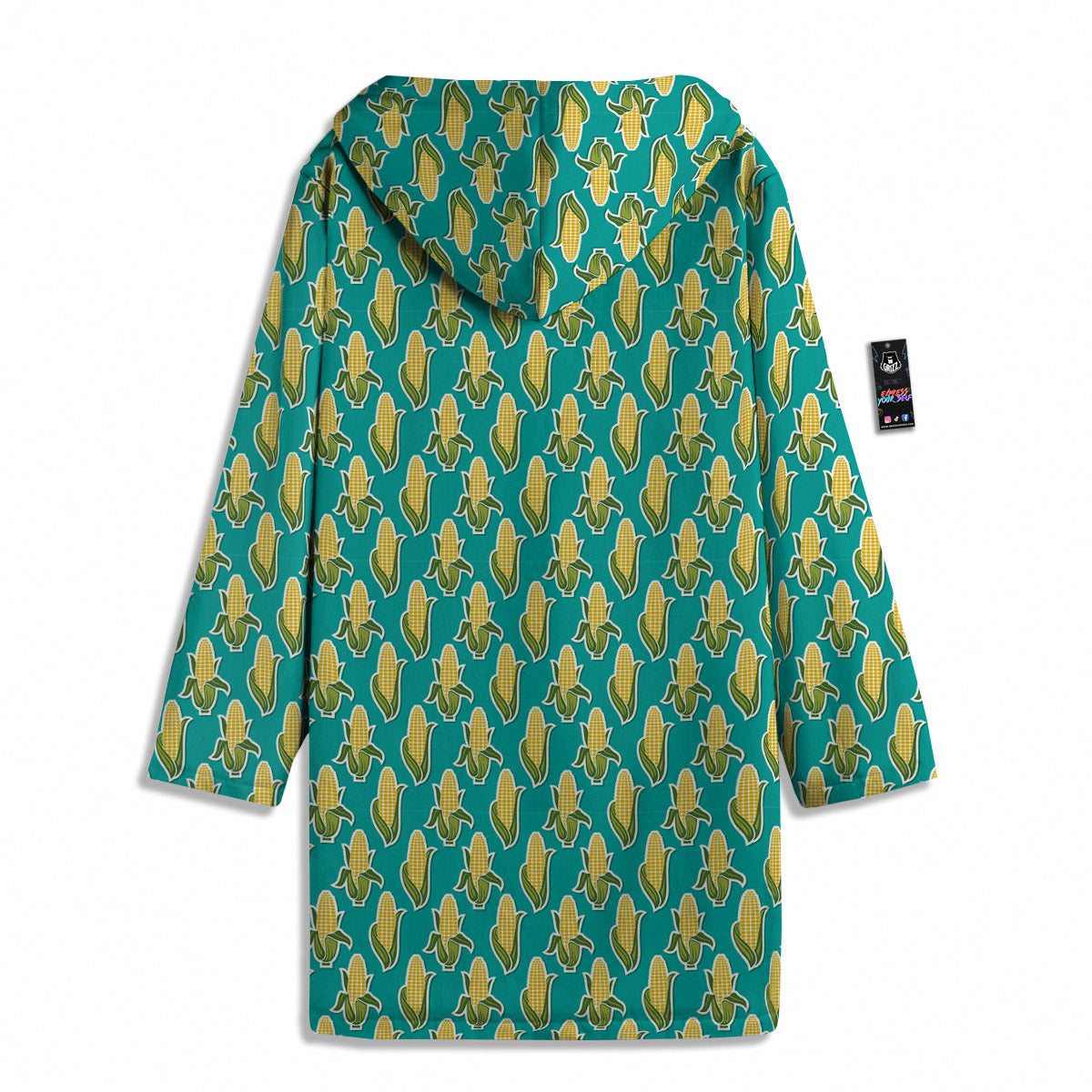 Corncob Print Pattern Men's Windbreaker Jacket-grizzshop