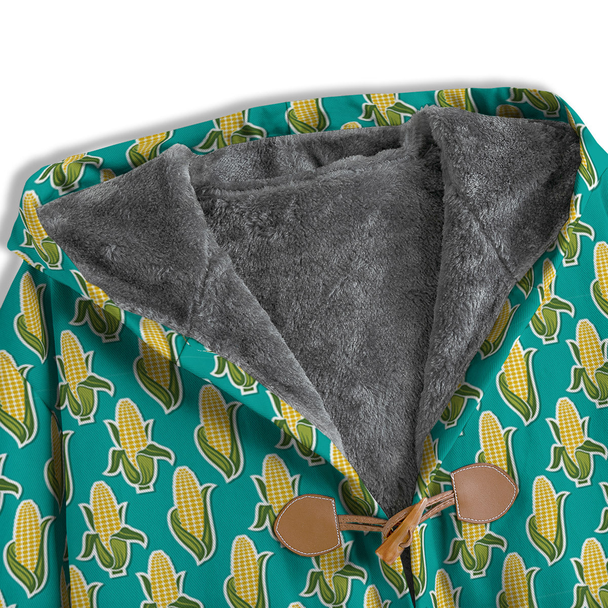 Corncob Print Pattern Men's Windbreaker Jacket-grizzshop