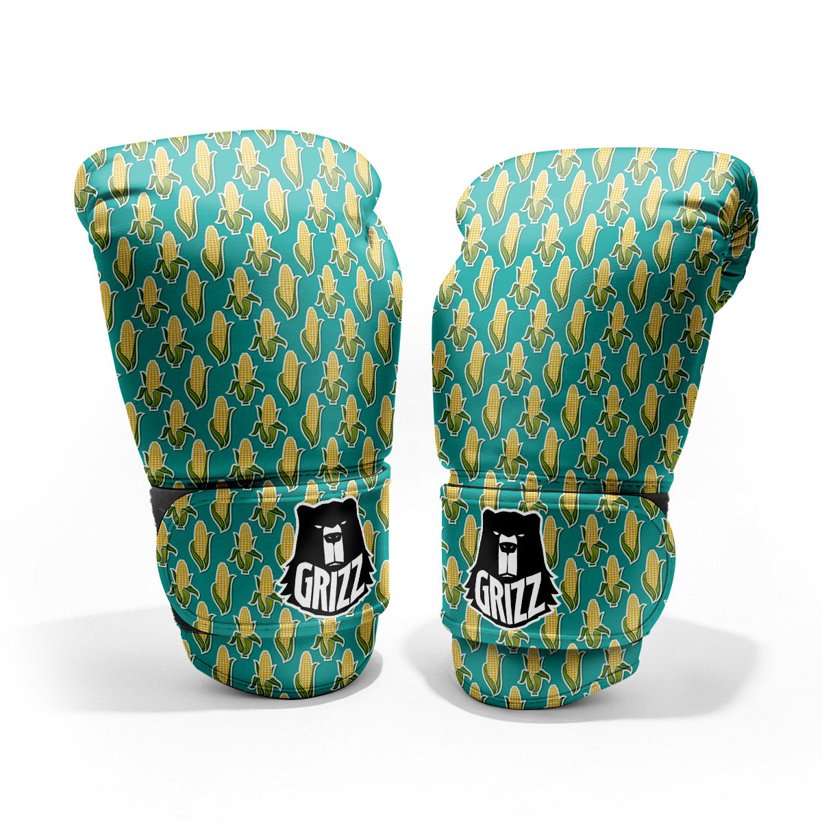 Corncob Print Pattern Sparring Gloves-grizzshop