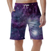 Cosmic Galaxy Space Men's Shorts-grizzshop