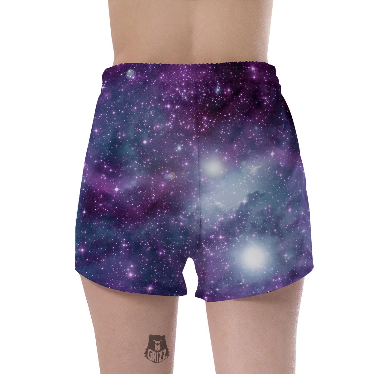 Cosmic Galaxy Space Women's Shorts-grizzshop