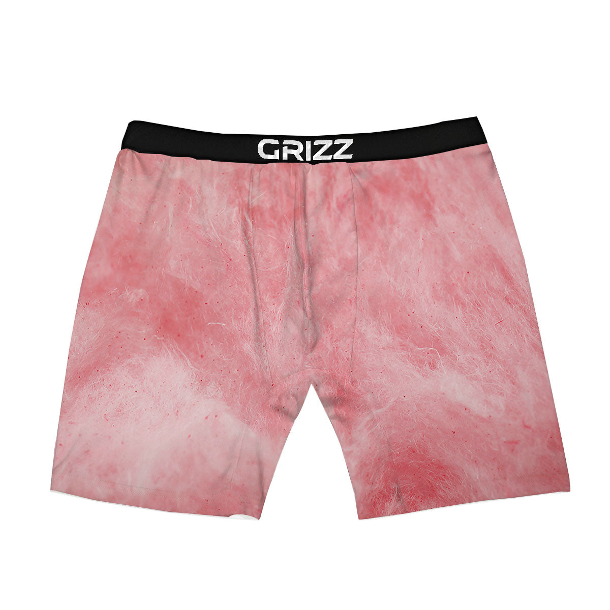 Cotton Candy Pink Print Boxer Briefs-grizzshop