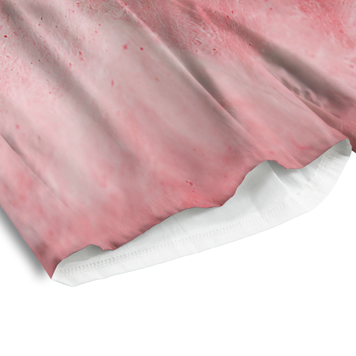 Cotton Candy Pink Print Men's Athletic Shorts