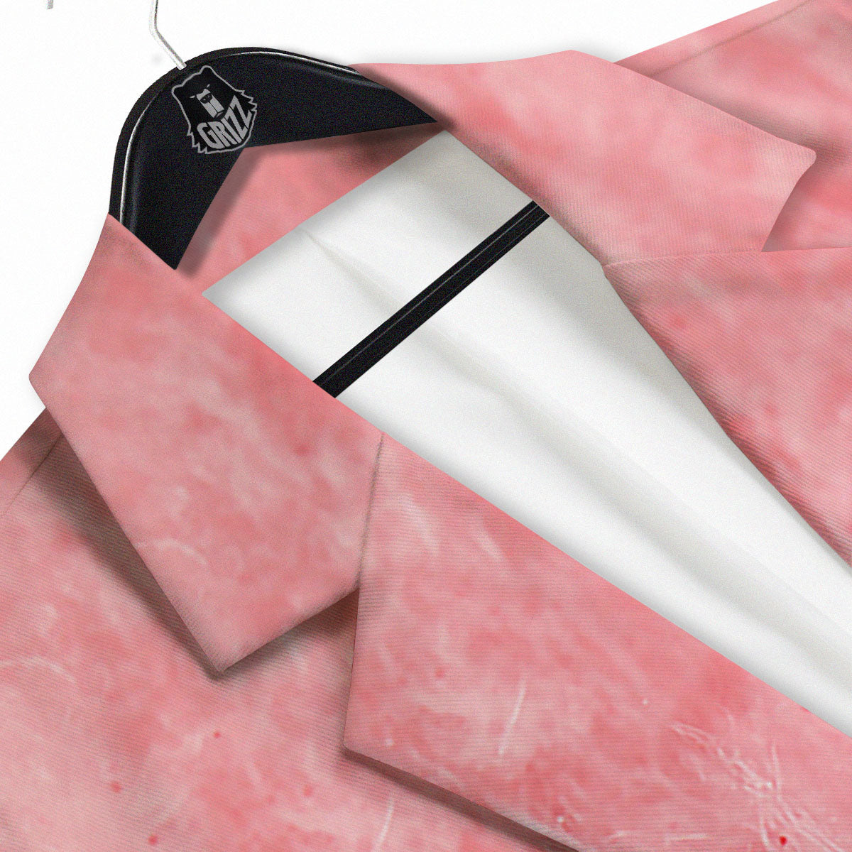 Cotton Candy Pink Print Men's Sport Coat-grizzshop