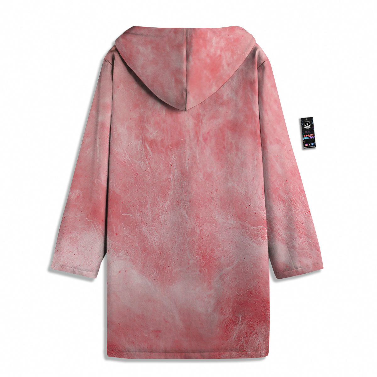 Cotton Candy Pink Print Men's Windbreaker Jacket-grizzshop