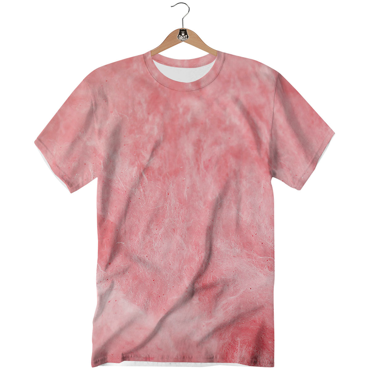 Cotton Candy Pink Print T-Shirt-grizzshop