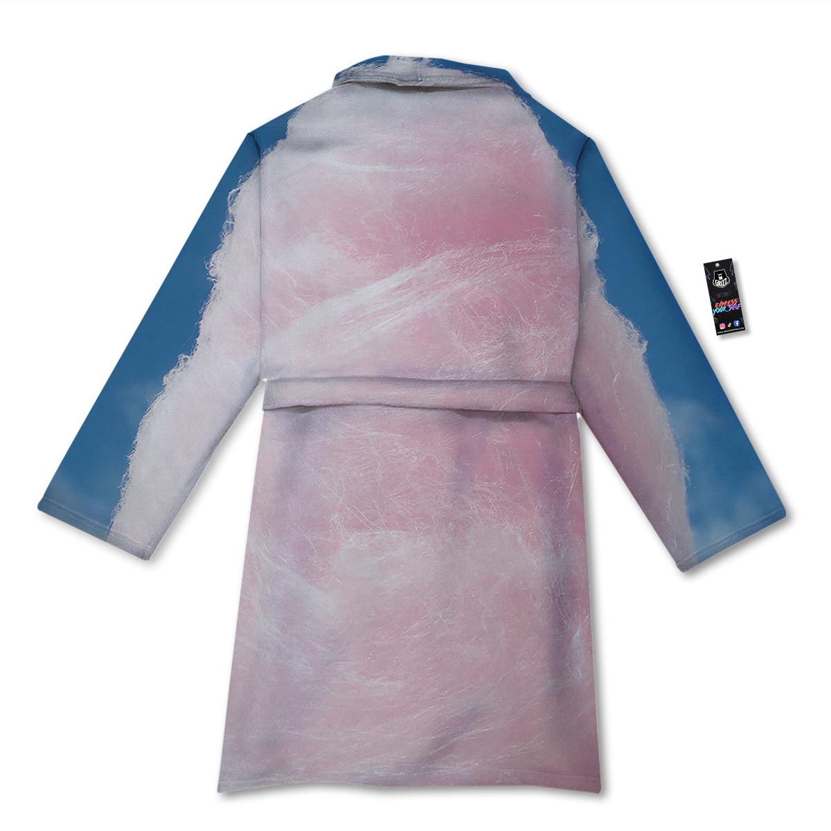 Cotton Candy Sweet Print Bathrobe-grizzshop