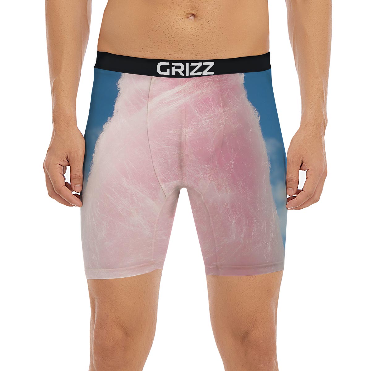 Cotton Candy Sweet Print Boxer Briefs-grizzshop