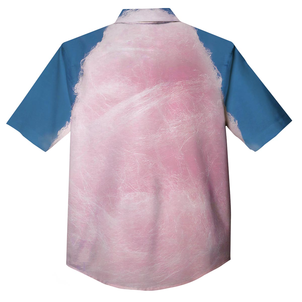 Cotton Candy Sweet Print Button Up Shirt-grizzshop