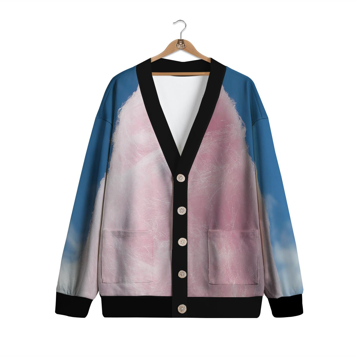 Cotton Candy Sweet Print Cardigan-grizzshop