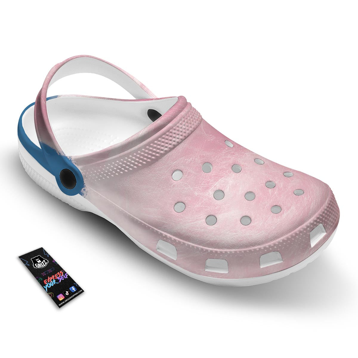 Cotton Candy Sweet Print Clog-grizzshop