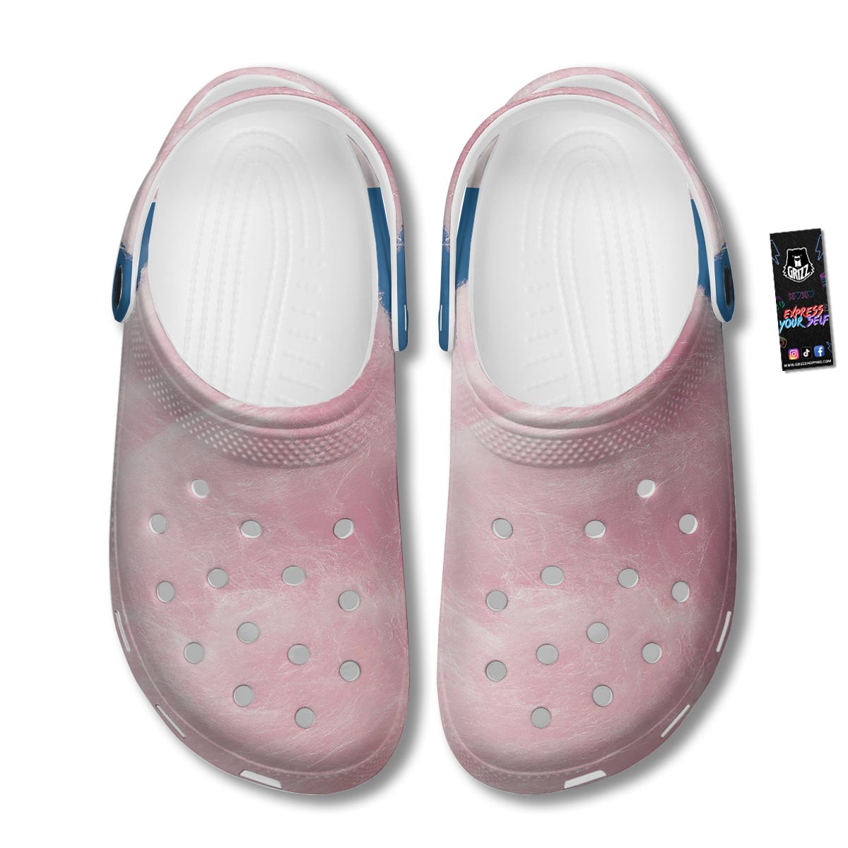 Cotton Candy Sweet Print Clog-grizzshop