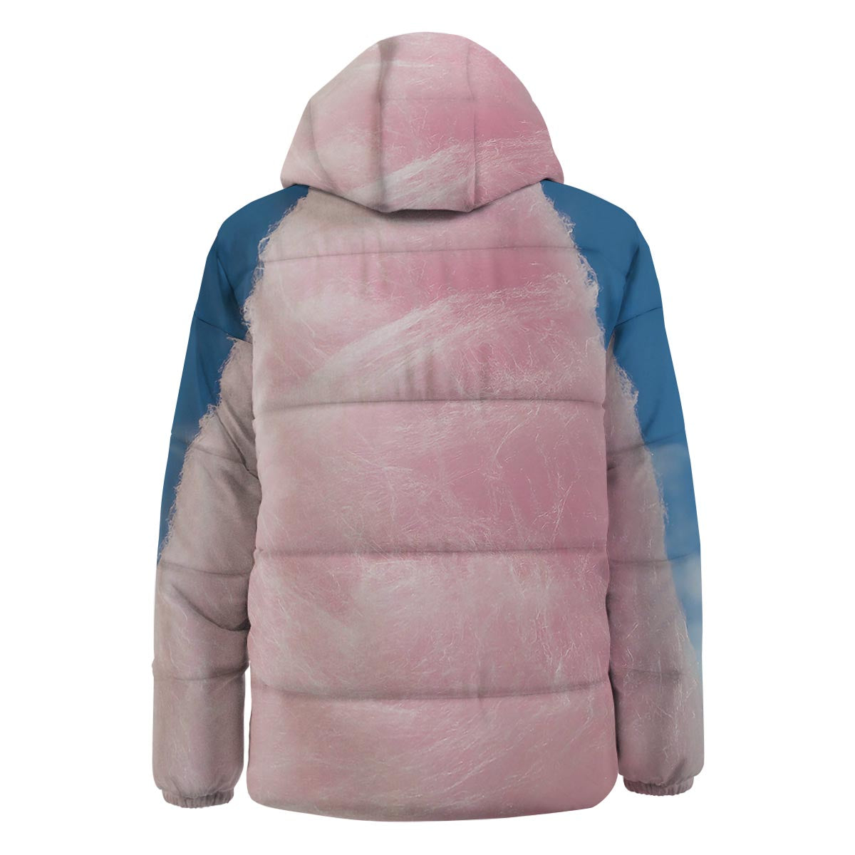 Cotton Candy Sweet Print Down Jacket-grizzshop