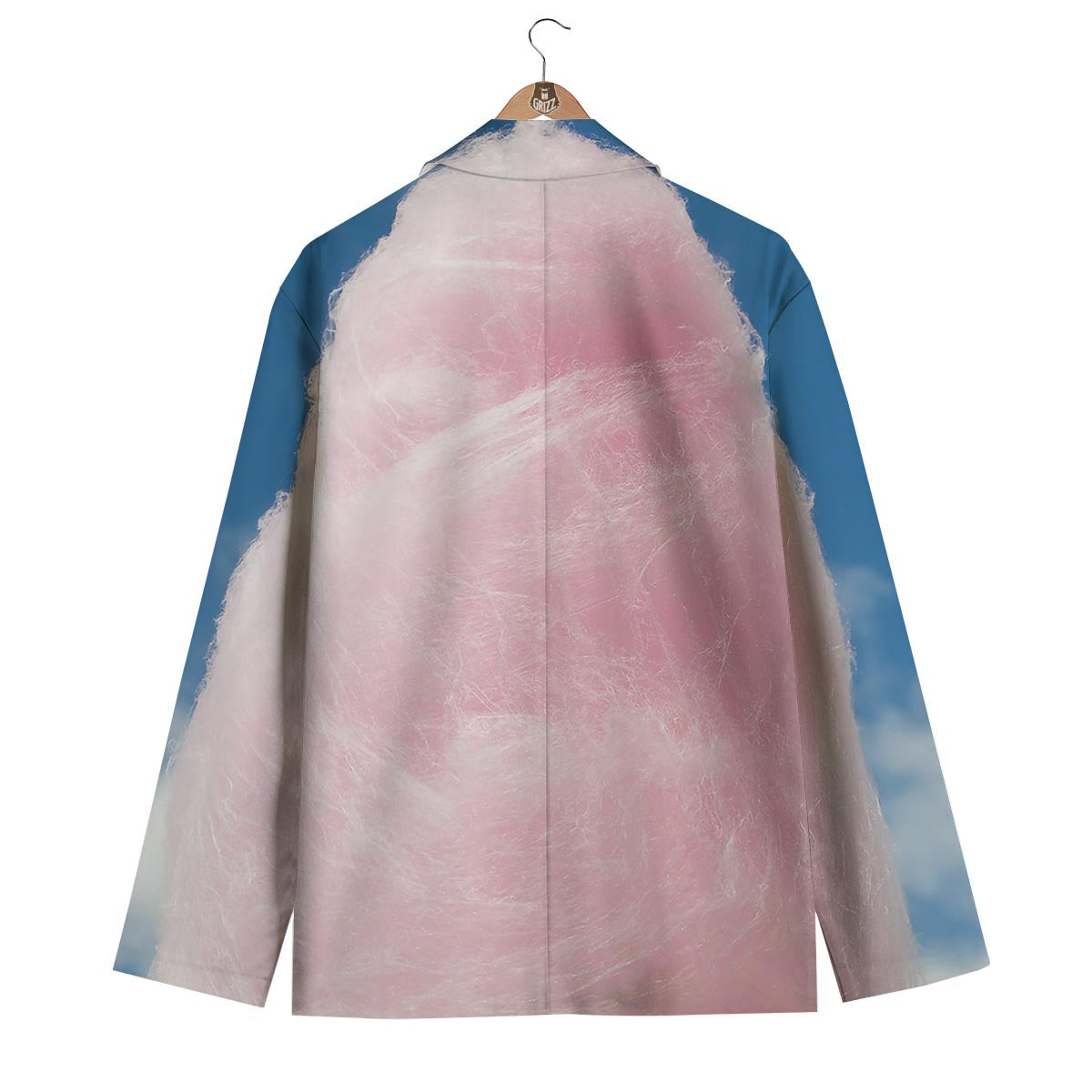 Cotton Candy Sweet Print Men's Blazer-grizzshop