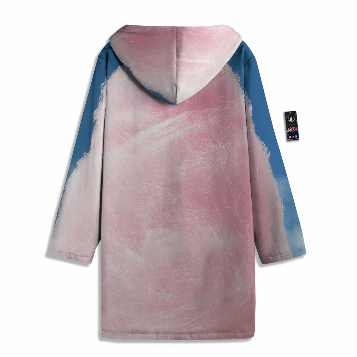Cotton Candy Sweet Print Men's Windbreaker Jacket-grizzshop
