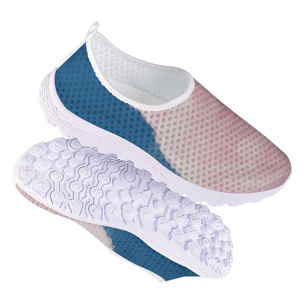 Cotton Candy Sweet Print Nurse Shoes-grizzshop